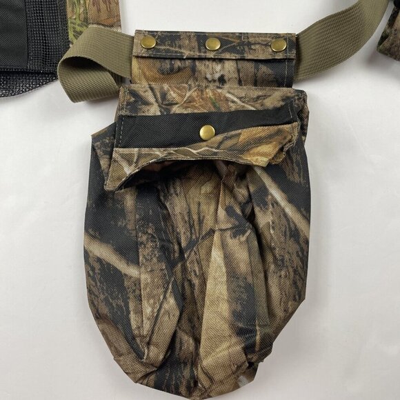 Swiss Design Camo Game Belt Bird/Game Pouches Bottle Holder Mesh Canvas - Picture 7 of 12
